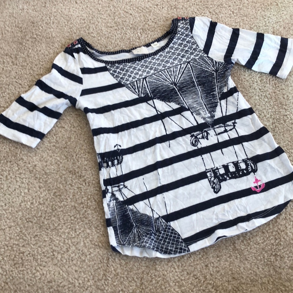 Anthropologie Postmark top